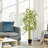 47.2'' Faux Bamboo Tree in Cement Pot