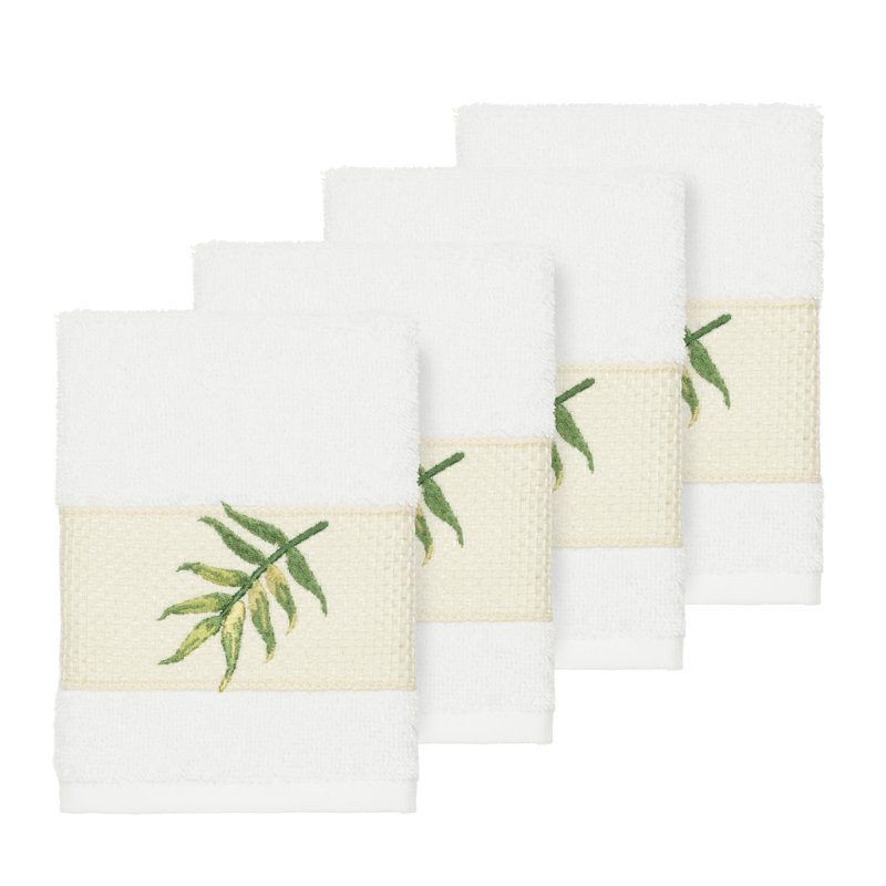 Zoe Turkish Cotton Washcloth, White