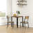 3 Piece Dining Table Set for 2, Modern Kitchen Table and Chairs, Dining Room Set,wood-336049361