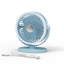Ventilateur de table USB pour l'extérieur avec lampe de chevet, Kondieu
