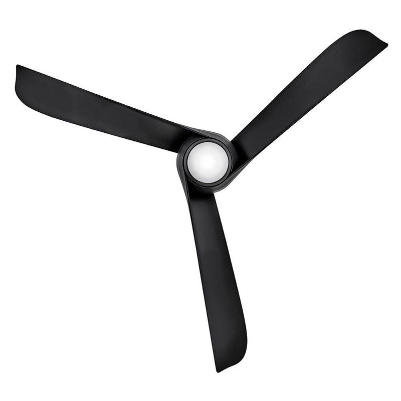 Hinkley Tiburon Ceiling Fan, Matte Black, Matte Black