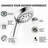 Dual Shower Head 2.5 GPM GPM-39289121