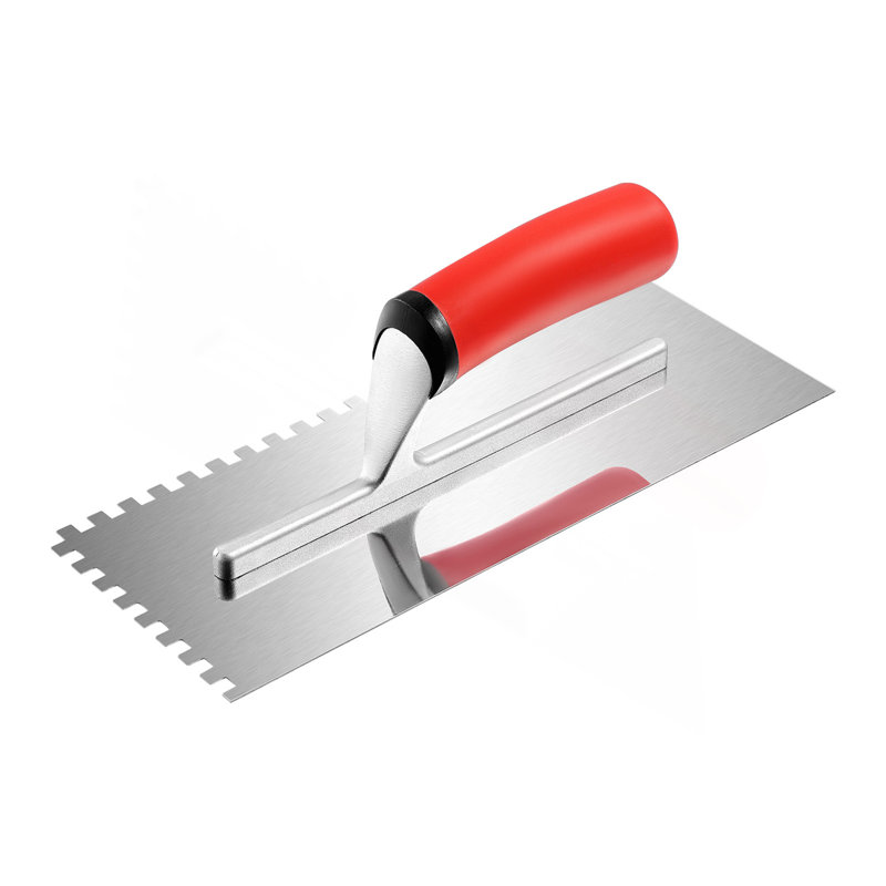 Truelle à carreaux carrés en acier inoxydable 10,9 x 4,4 po de qualité professionnelle Tile Tools