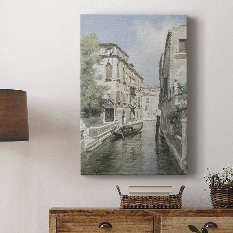 Paysage rétro CLX - galerie Cavas, H 48 po x l 32 po