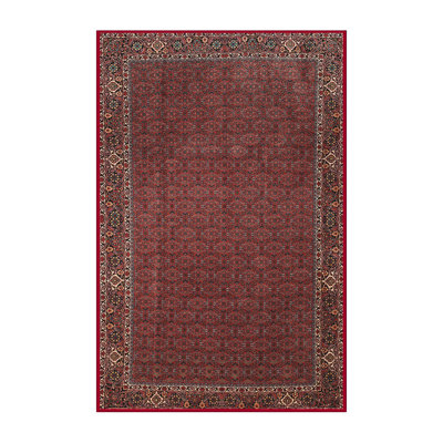 Tapis rouge/rose traditionnel Painuly
