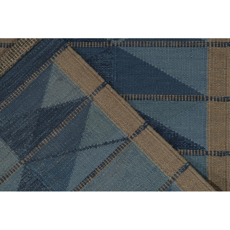 Scandinavian Wool Geometric Area Rug, Rectangle 5' x 7'