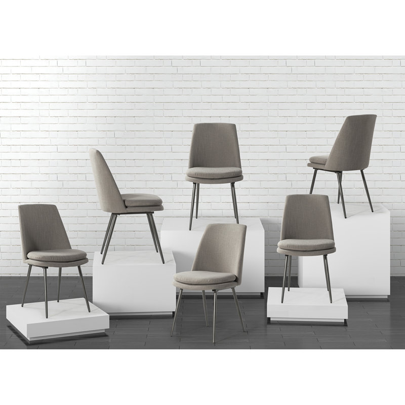 Chaise de salle à manger Asiel, gris
