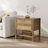 Pomodoro Rattan Nightstand With 2-Drawer And 1 Open Shelf-745178072-758447900