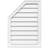 Half Octagon Top Left Surface Mount Functional Brickmould Sill Frame PVC Gable Vent-43319179