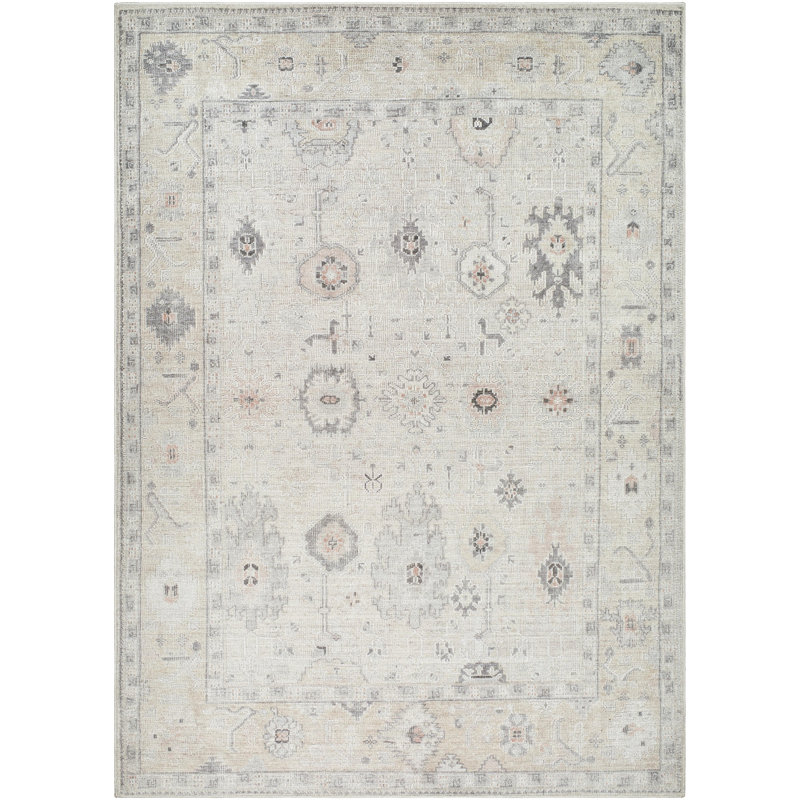 Rixt Oriental Indoor Rug, Rectangle 5'2" x 7'