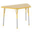 Table d'activité trapézoïdale à hauteur réglable avec pieds trapus-774649215-802538674-774649211