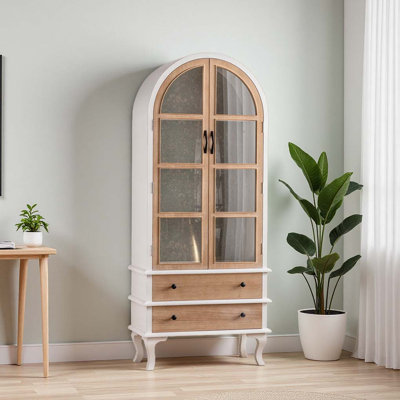 Freestanding Arch-Shaped Office Storage Display Cabinet