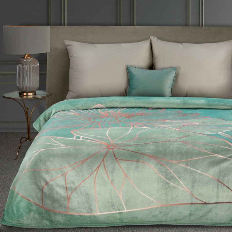 Eilonwy Polyester Floral Bedspread