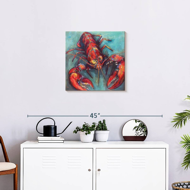 Crowle Lobster, H 20 po x l 20 po