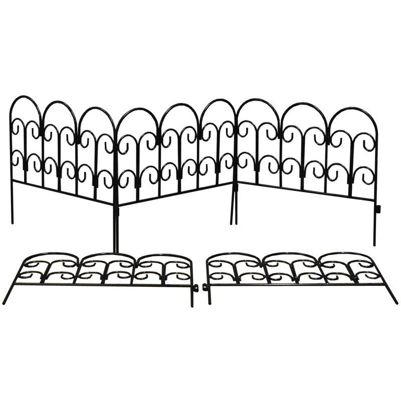 Lawn Edging 41cm H x 45cm W Metal Lawn Edging