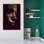 «Gold Vision» par Design Fabrikken, estampe numérique sur toile