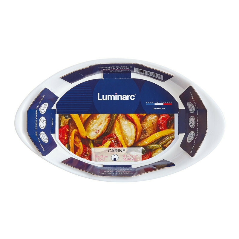 Luminarc Glass Platter, 5cm H x 14cm W x 21cm D