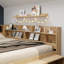Bed-With Drawers, Bookcase And Storage Cupboard-123854091-123854092