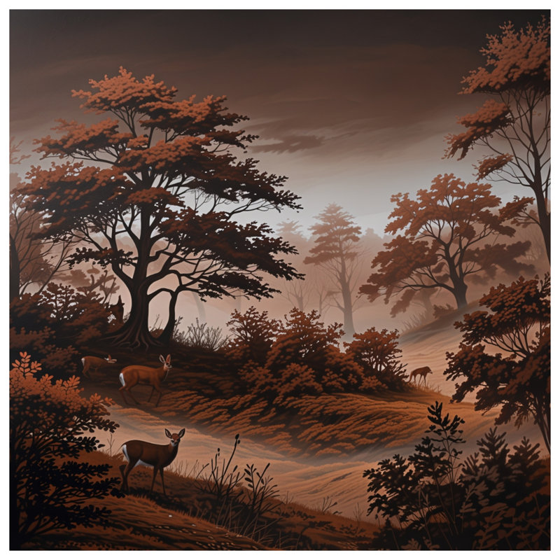 Rideaux de fenêtre Misty Forest, 50 po x 92 po - 1 panneau, Blockout