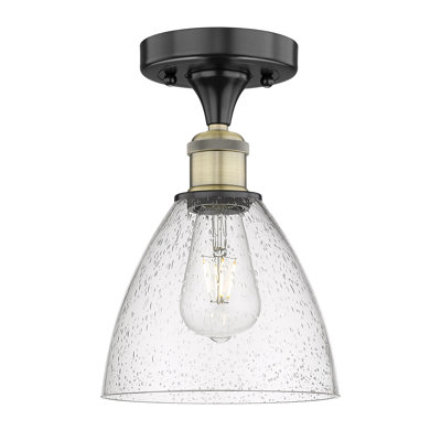 Dierker Glass Semi Flush Mount