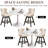 31.5 inch Round Pedestal Dining Table,White-540107818-536904516-558319754