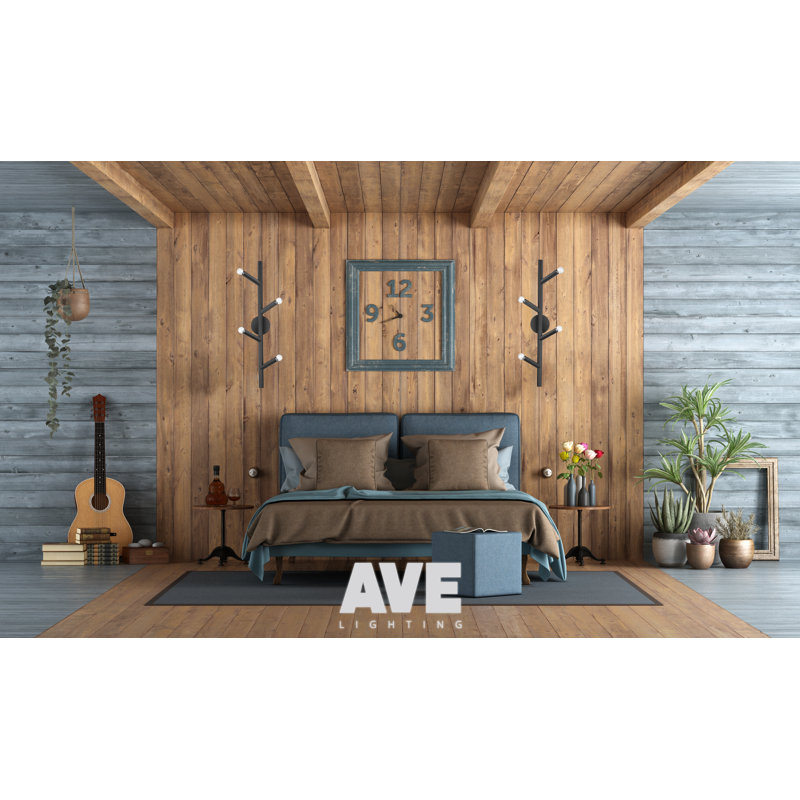 Oaks 4 - Light Wallchiere, Matte Black