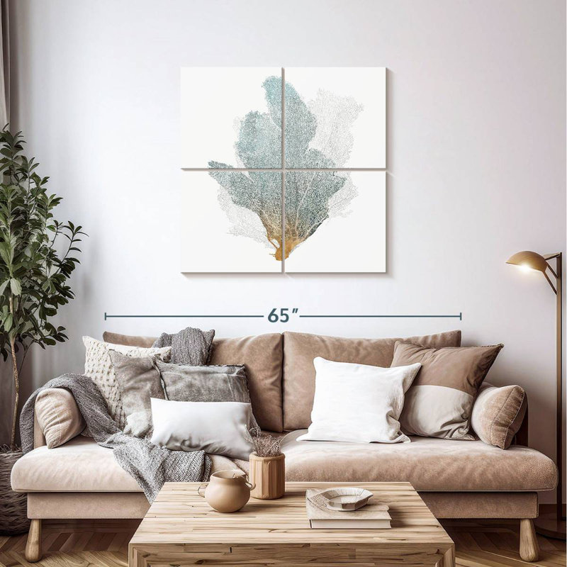 Brampt Light Delicate Coral II, 38" H x 38" W