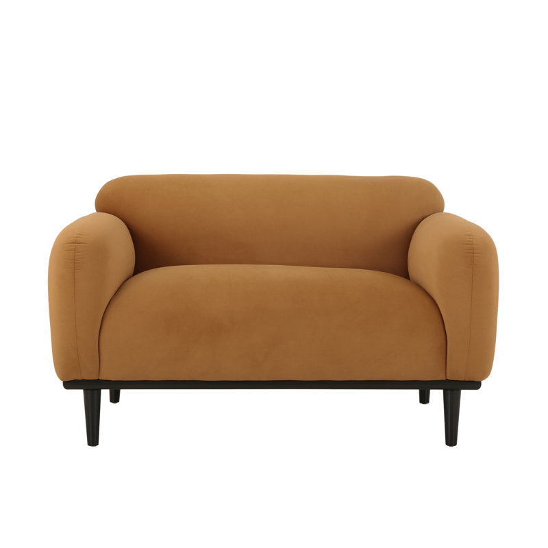 Ameriya Upholstered 50'' Loveseat, Turmeric