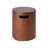 Brown Round Propane Tank Cover Table – 20 lb Outdoor Concrete Hideaway with Side Handle for Patio or Deck-867540403