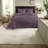 Comfortable Cotton Reversible Bedding Sets, Purple King For Home