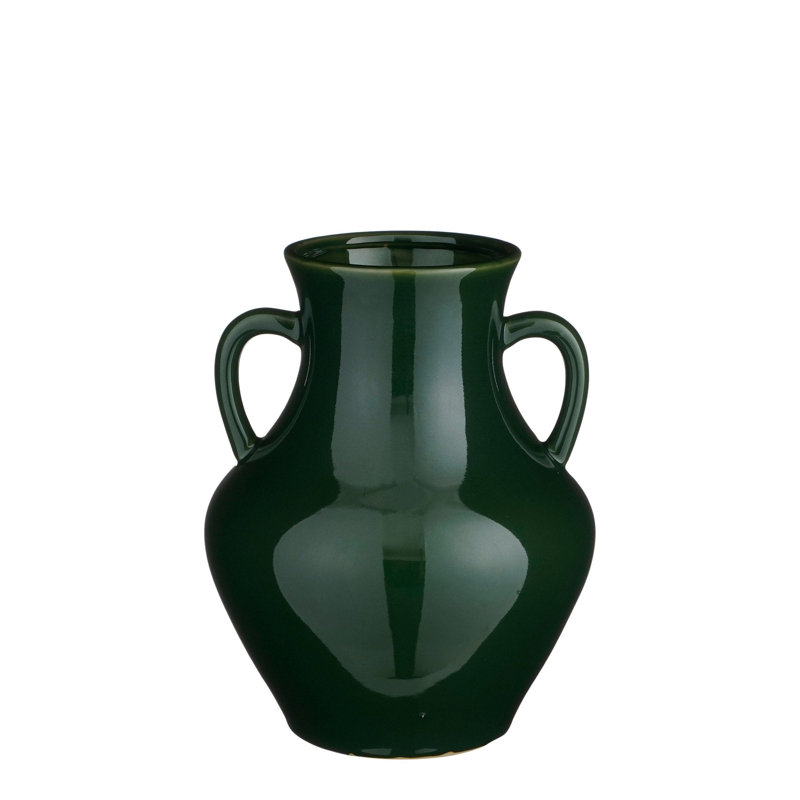 Beavertown Ceramics Table Vase, Green, 33cm H x 26cm W x 26cm D