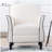 Grita Upholstered Accent Chair with Wooden Legs-121418126
