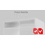 Ensemble de chambre à coucher 3 pièces Bernando - Commode 6 tiroirs et 2 tables de chevet 2 tiroirs-100929416
