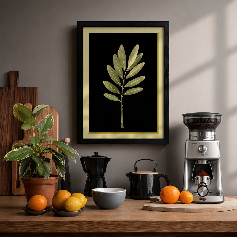Specimen Botanical - Print, Black, A3 - 42.0 x 29.7 cm