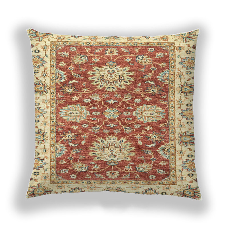 Coussin décoratif abstrait 2433, Microsuède