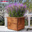 Scandinavian Redwood Handmade Wood Planter Box-186467085