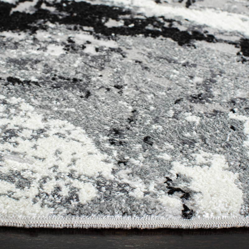 Tapis gris Minnetonka, Rond 6 pi 7 po