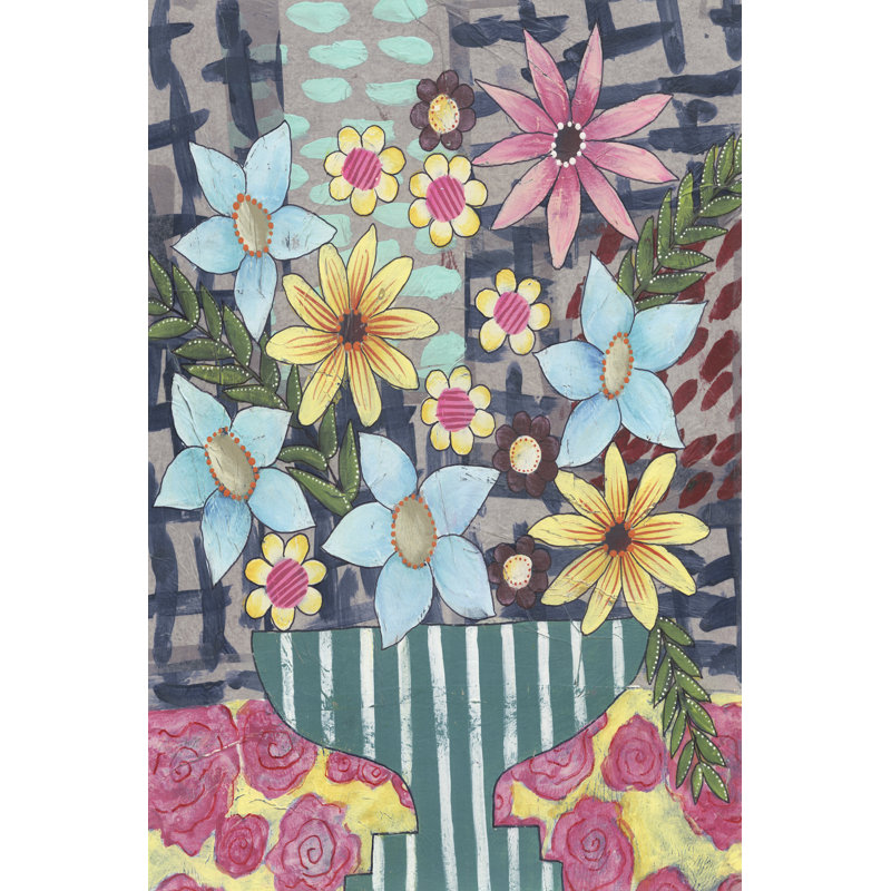 Floral Surprise II by Regina Moore - Painting Print, Wrapped Canvas, 30 cm H x 20 cm W