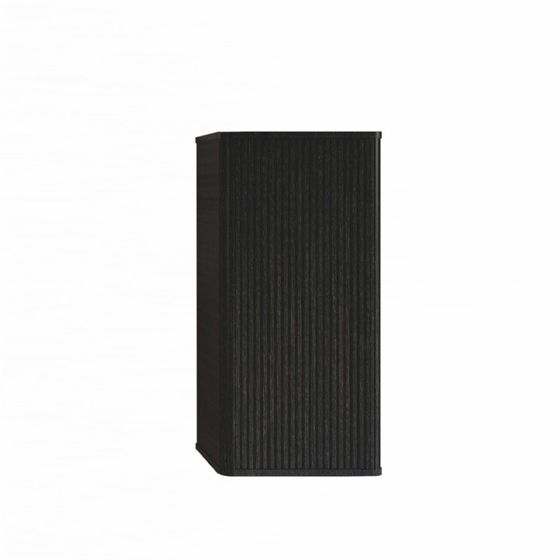 Bathroom Floating Side Cabinet, Wall-Mounted Storage Cabinet, Black