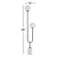 Lampe sur pied 68 po Clancy