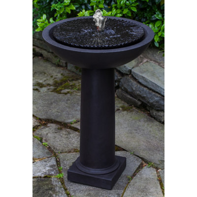 Fontaine de bain d'oiseaux en béton Equinox