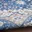 Tapis blanc / bleu tissé à la machine Leiter-2023680254