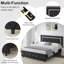 Ensemble de lit plateforme en similicuir Alber-1897356408-1897356386