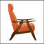 Fauteuil en tissu avec 4 pieds-1523822420