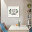 Citation positive de calligraphie, art mural sans cadre, 16 x 16