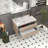 Emert 35.5 " W Wall Mounted 1 Single Vanity Bathroom Vanity With Acrylic Top-1304421309