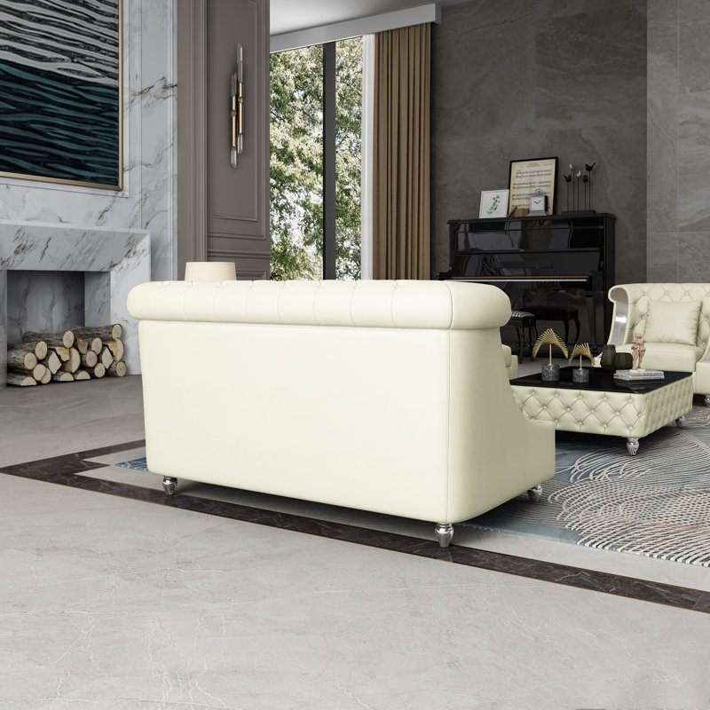 Mayfair Loveseat, Off White