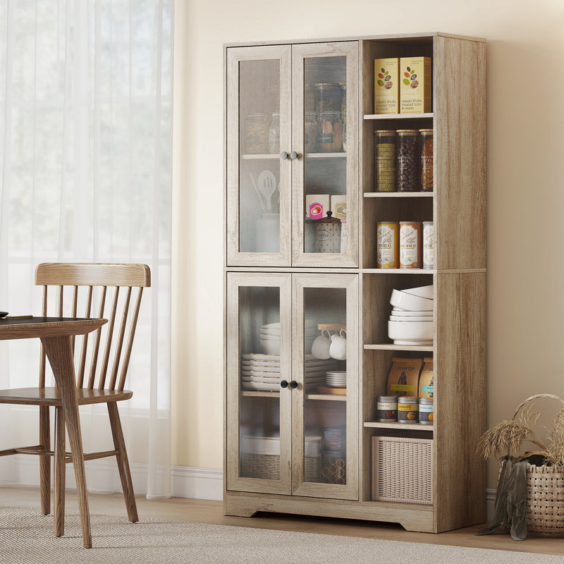 172cm Kitchen Pantry, Light Grey