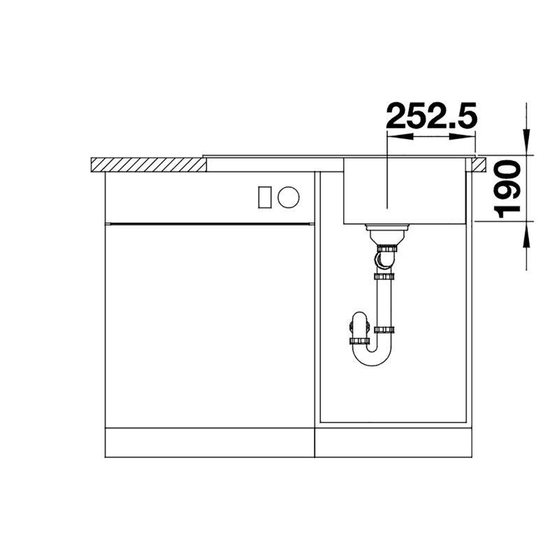 Legra Inset Kitchen Sink, White