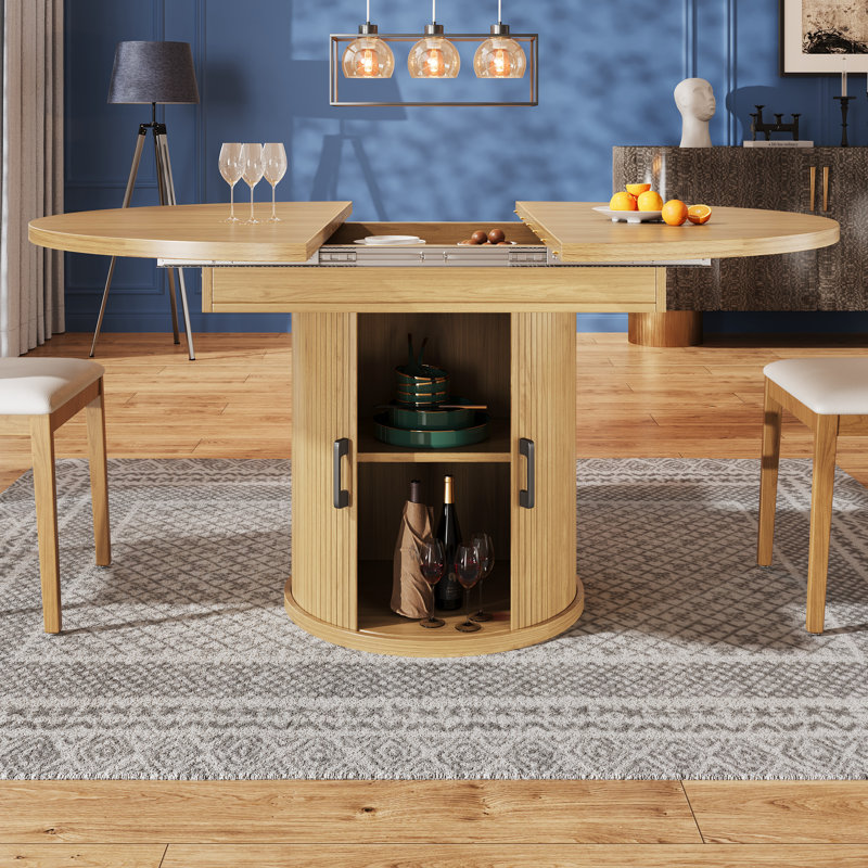 Extendable Solid Wood Dining Table